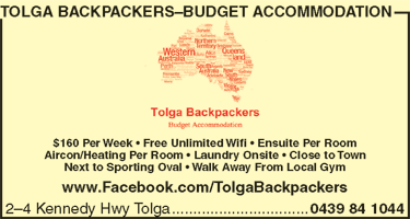 Tolga Backpackers-Budget Accommodation - Lightning Ridge Tourism 1