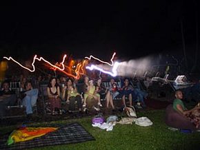 Deckchair Cinema - Lightning Ridge Tourism 1