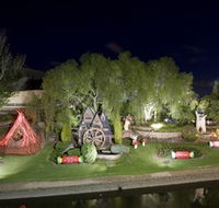 Christmas Riverbank Display - Lightning Ridge Tourism