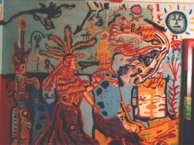 Mural House - Lightning Ridge Tourism 0