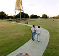 Emerald Centenary of Federation Mosaic Pathway - Lightning Ridge Tourism