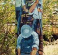 Capella Light Pole Murals - Lightning Ridge Tourism