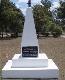 Koumala War Memorial - Lightning Ridge Tourism 1