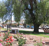 Hitching Rail Commemorative Telegraph Pole and Horse Watering Trough - Lightning Ridge Tourism