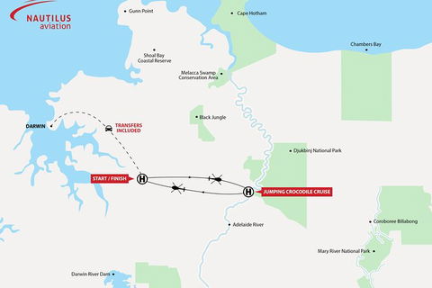 Adelaide River Jumping Crocodile Cruise With Roundtrip Helicopter From Darwin - Lightning Ridge Tourism 3