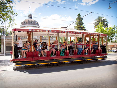 Bendigo Tramways Vintage Talking Tram - Lightning Ridge Tourism 0