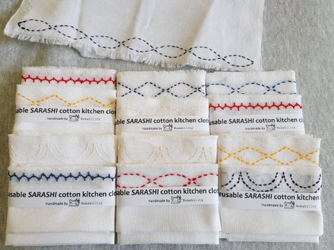Online Live Streaming Class: Make A Sashiko Reusable Kitchen Cloth - Lightning Ridge Tourism 0