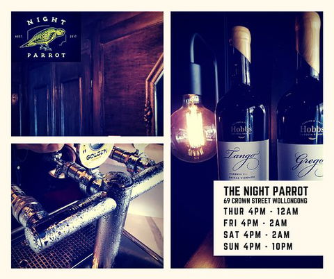 The Night Parrot Wine Bar - Lightning Ridge Tourism 0