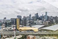 Gravity defyingLight filled apartmentBay to city viewsRooftop deckHot tubNetflix