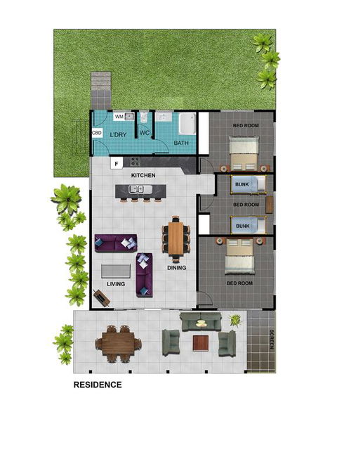 King Reef Beach House - Lightning Ridge Tourism 3