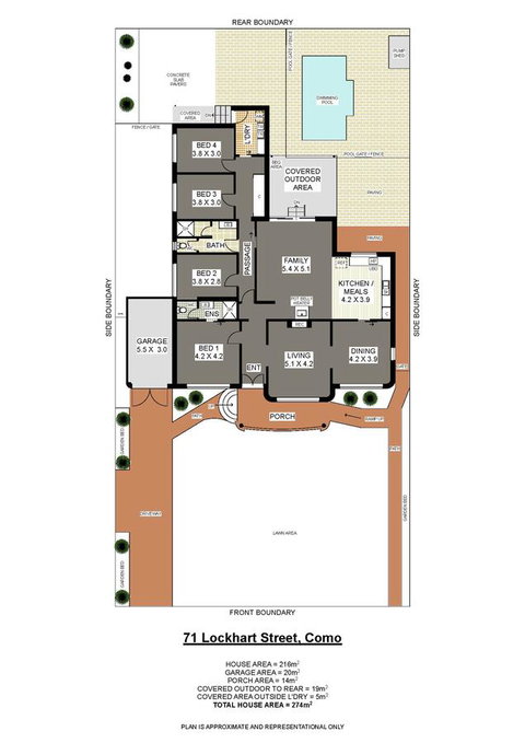 Big House Heated Pool 11 Beds Como / South Perth / Applecross - Lightning Ridge Tourism 1