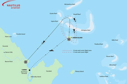 Fly To Green Island - Cruise Return - Lightning Ridge Tourism 0