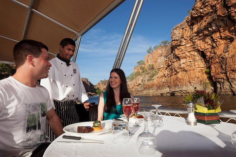 Nitmiluk (Katherine) Gorge 3.5-Hour Sunset Dinner Boat Tour - Lightning Ridge Tourism 0