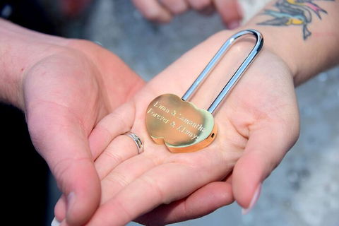The Romance Package (Bell Tower Tour For 2 People, Plus Personalised Love Lock) - Lightning Ridge Tourism 0